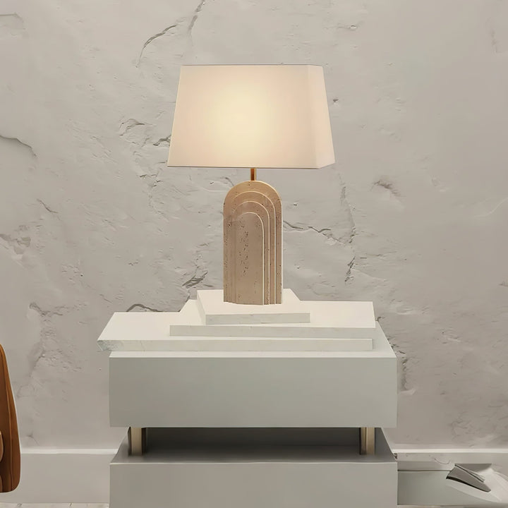 Verdura Travertine Table Lamp - Vakkerlight