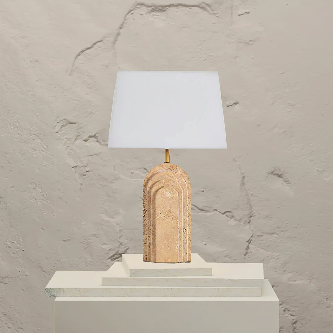 Verdura Travertine Table Lamp - Vakkerlight