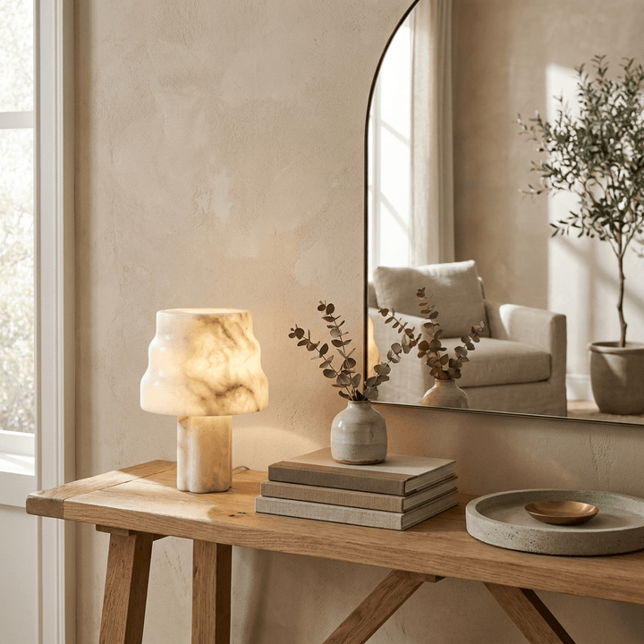 Verona Alabaster Table Lamp - Vakkerlight