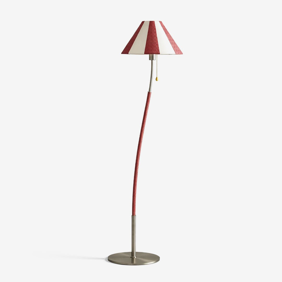 Verona Curved Striped Floor Lamp - Vakkerlight