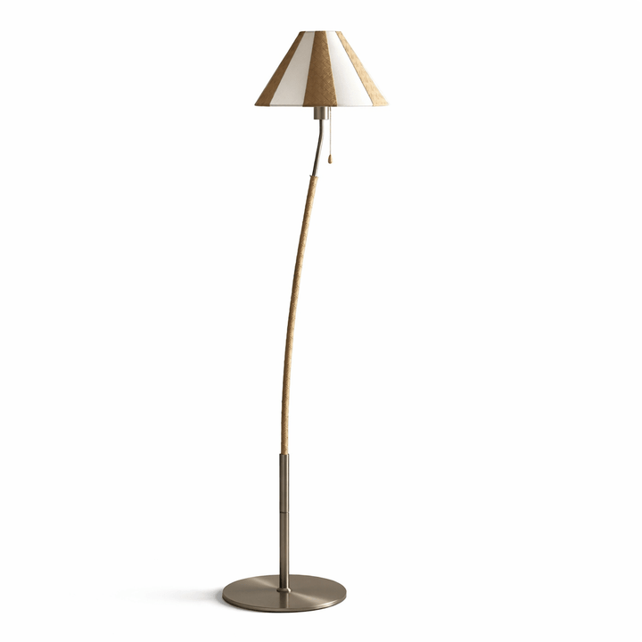 Verona Curved Striped Floor Lamp - Vakkerlight