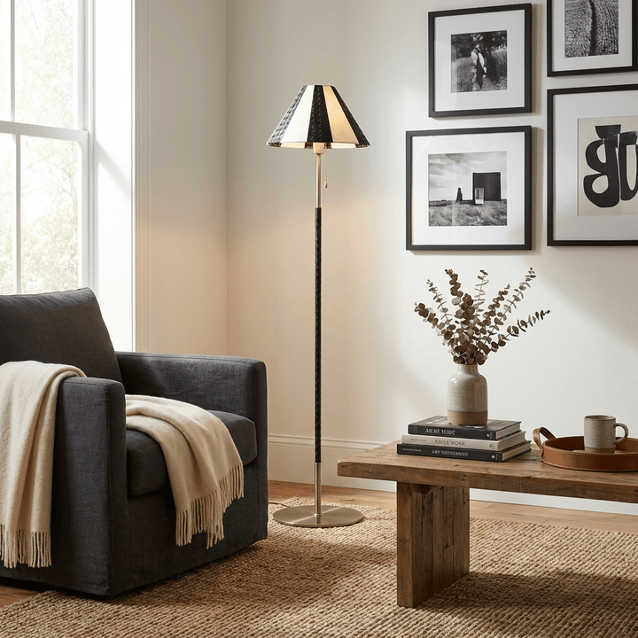 Verona Striped Floor Lamp - Vakkerlight