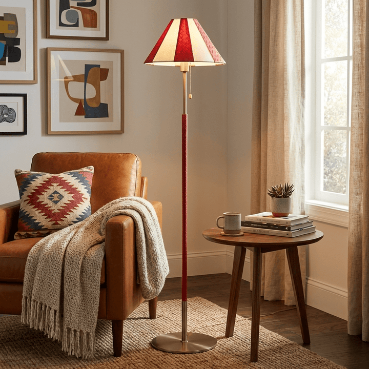 Verona Striped Floor Lamp - Vakkerlight