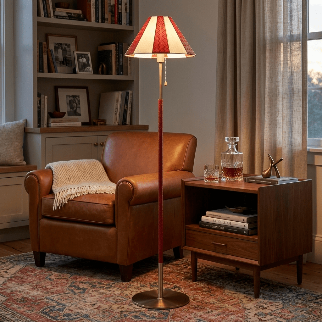 Verona Striped Floor Lamp - Vakkerlight