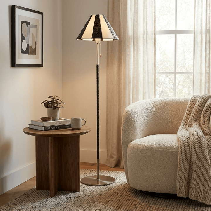 Verona Striped Floor Lamp - Vakkerlight