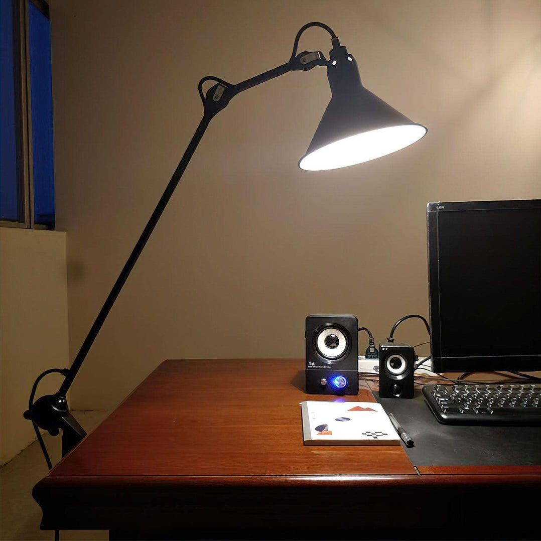 Versa Glide Clamp Table Lamp - Vakkerlight