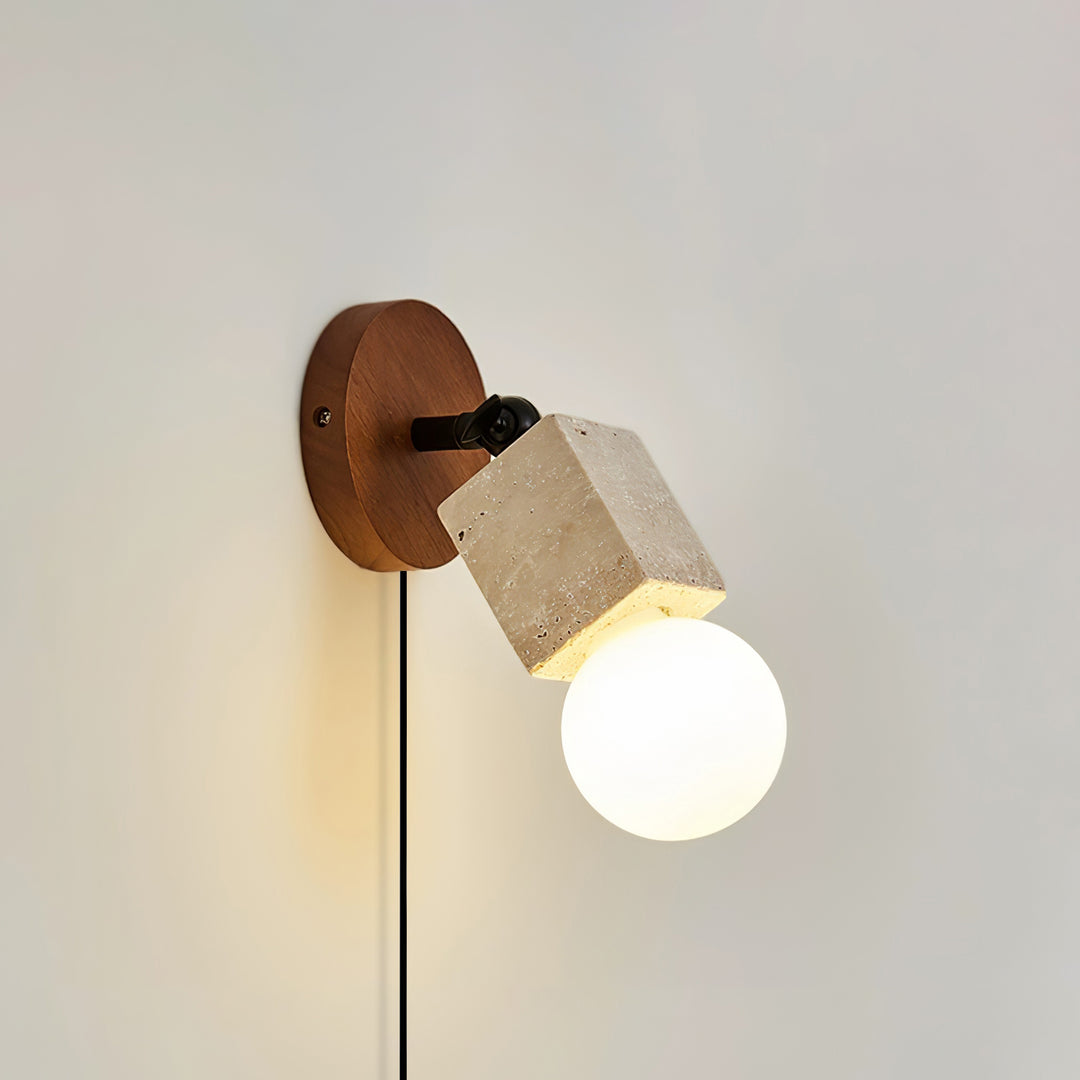Versa Stone Adjustable Plug - in Wall Light - Vakkerlight