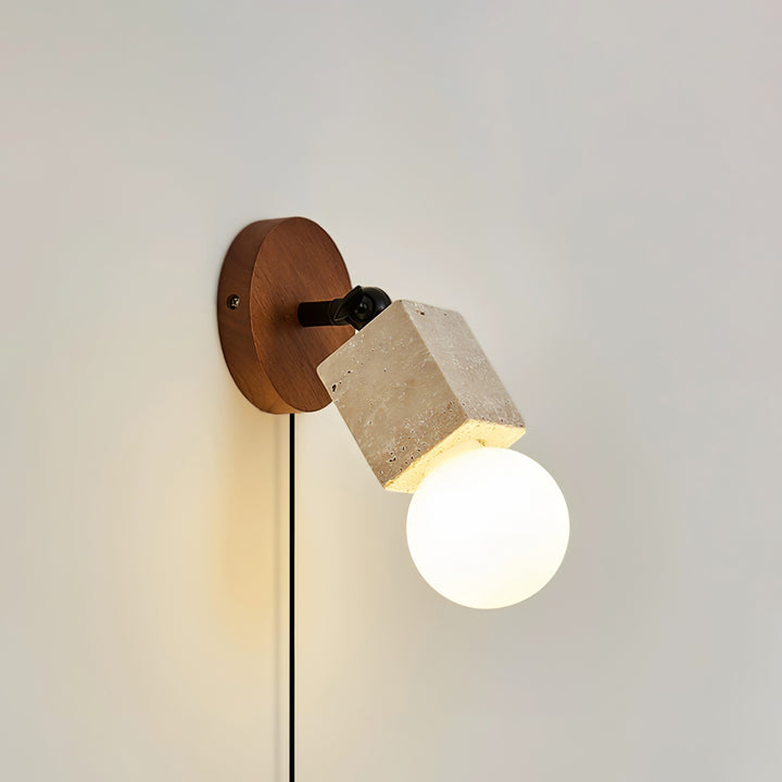 Versa Stone Adjustable Plug - in Wall Light - Vakkerlight