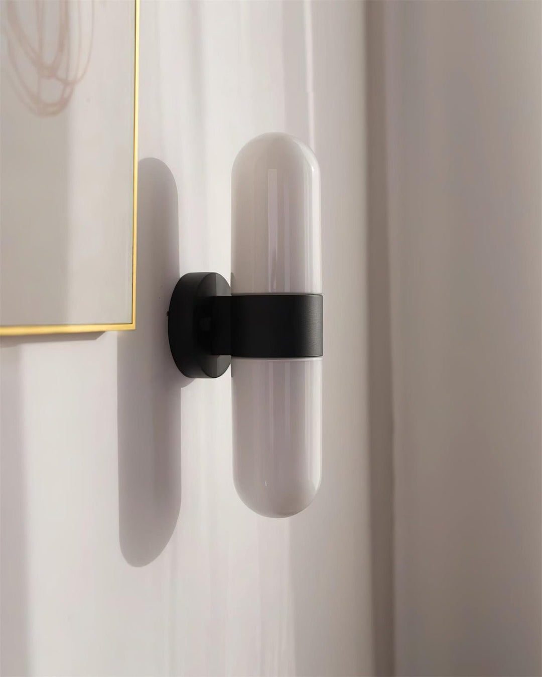 Vertical Capsule Glass Wall Sconce - Vakkerlight