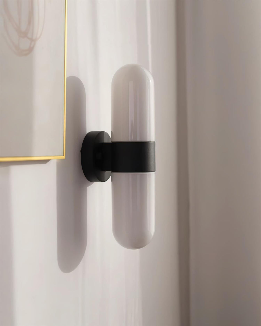Vertical Capsule Glass Wall Sconce - Vakkerlight