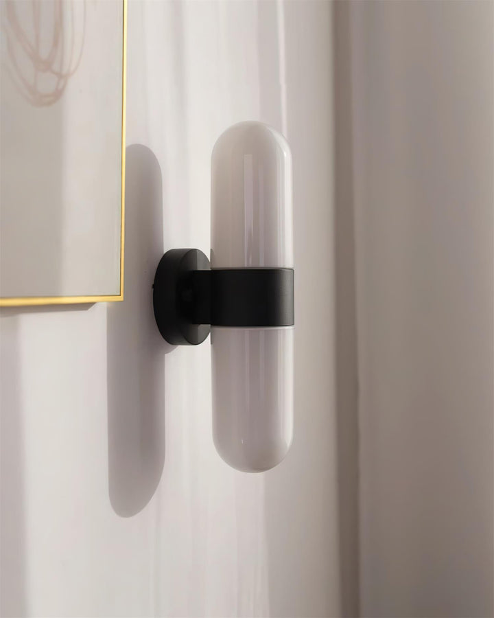 Vertical Capsule Glass Wall Sconce - Vakkerlight