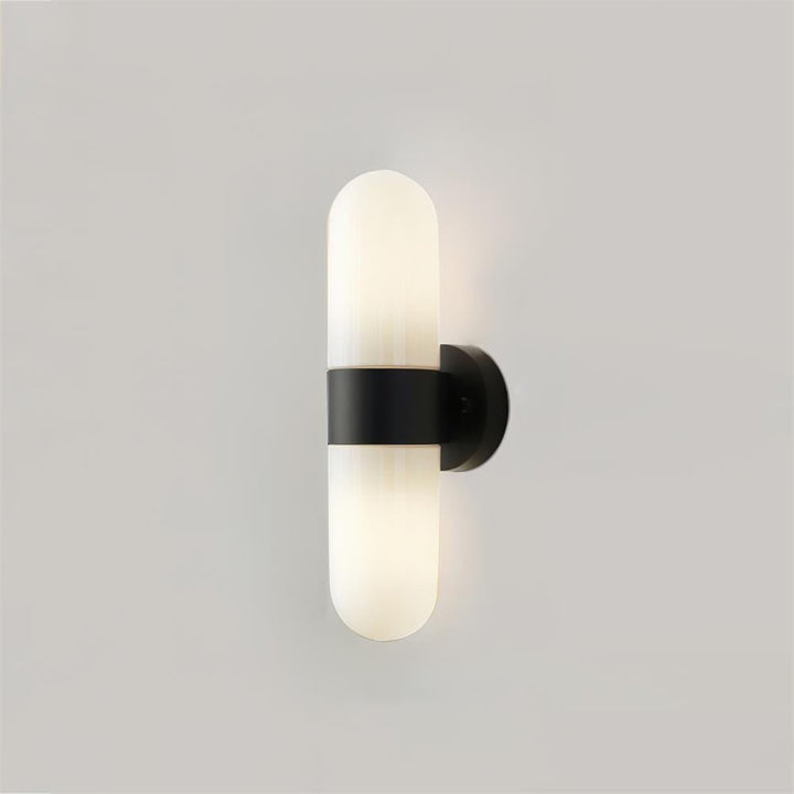 Vertical Capsule Glass Wall Sconce - Vakkerlight