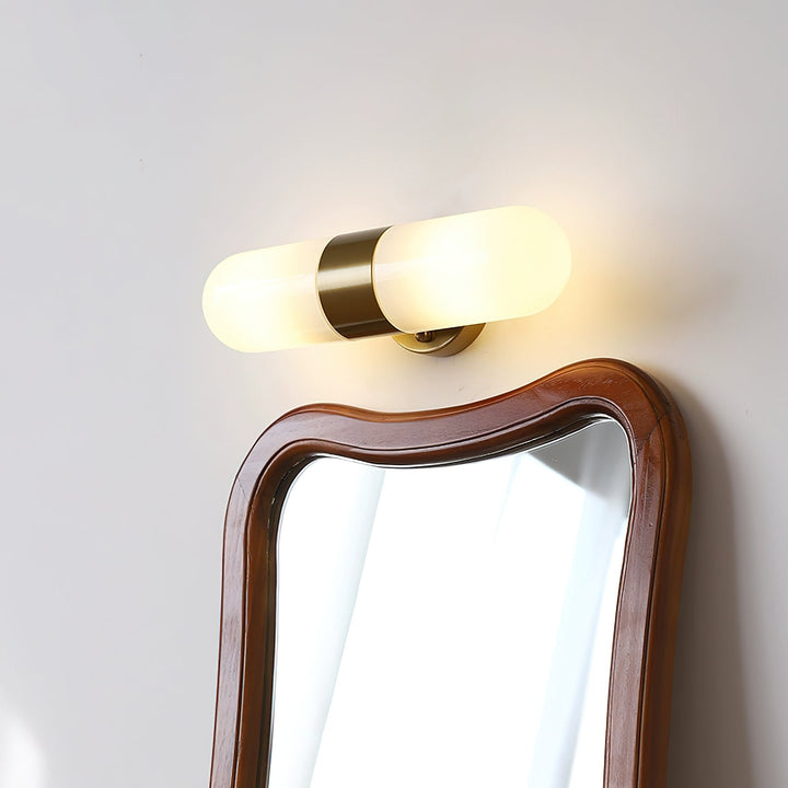 Vertical Capsule Glass Wall Sconce - Vakkerlight