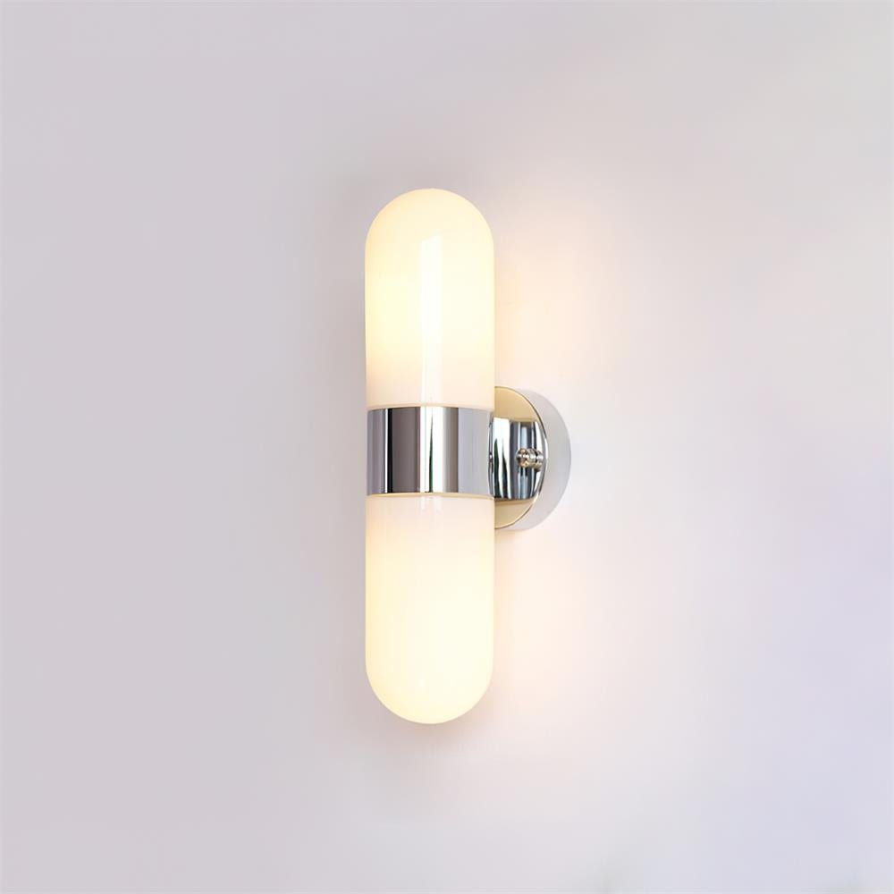 Vertical Capsule Glass Wall Sconce - Vakkerlight
