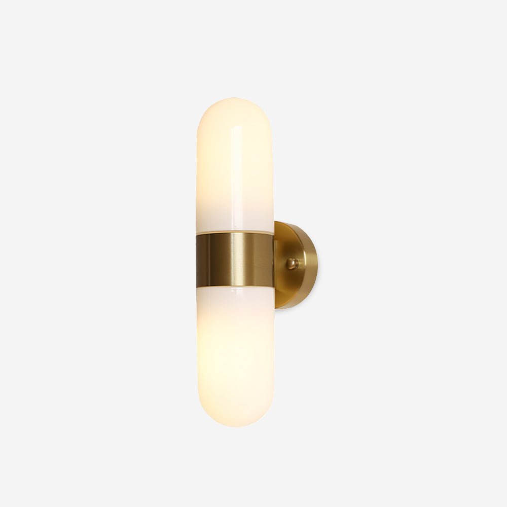 Vertical Capsule Glass Wall Sconce - Vakkerlight