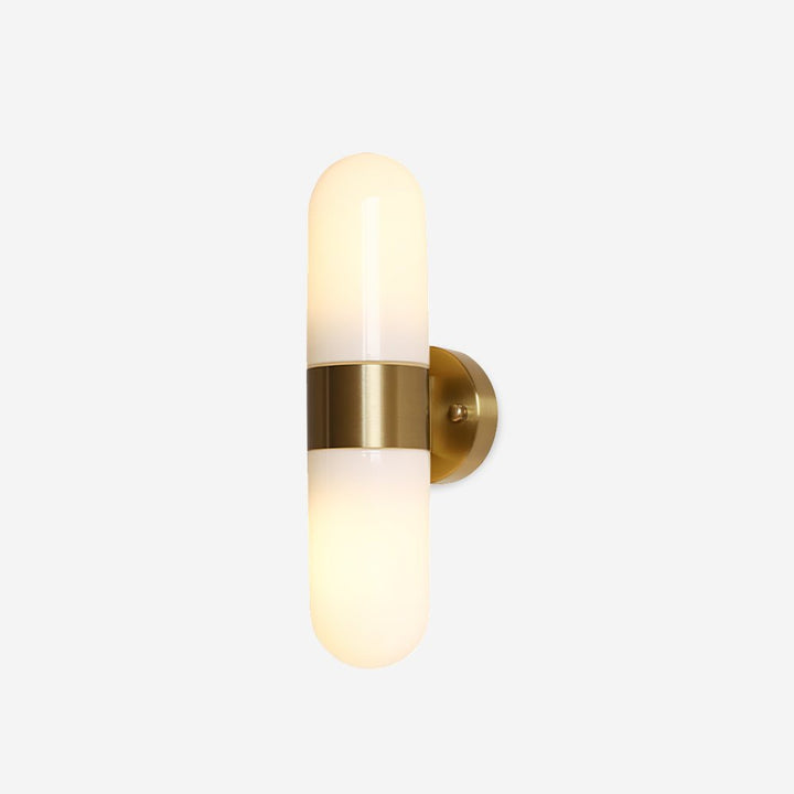 Vertical Capsule Glass Wall Sconce - Vakkerlight
