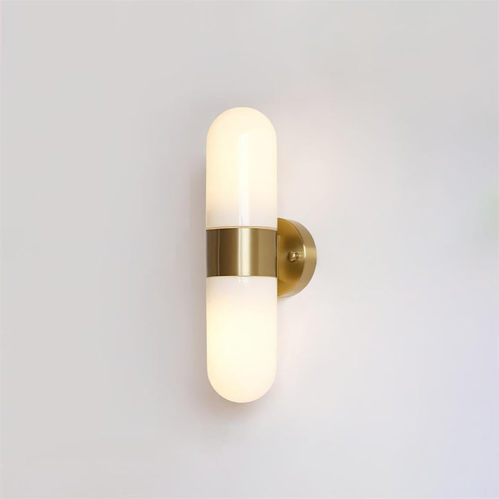 Vertical Capsule Glass Wall Sconce - Vakkerlight