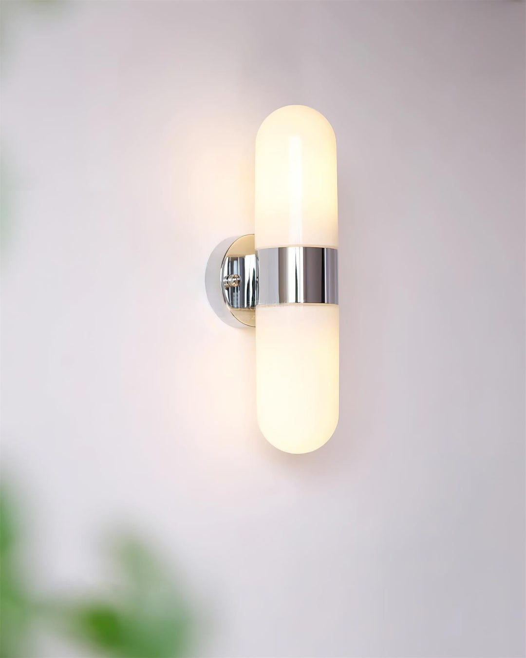 Vertical Capsule Glass Wall Sconce - Vakkerlight