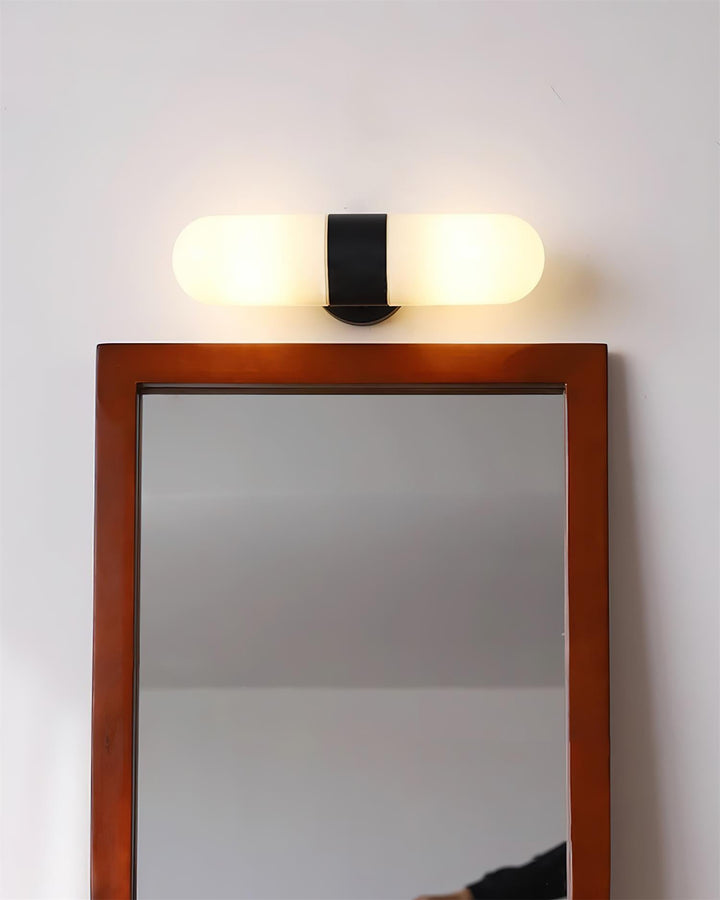 Vertical Capsule Glass Wall Sconce - Vakkerlight