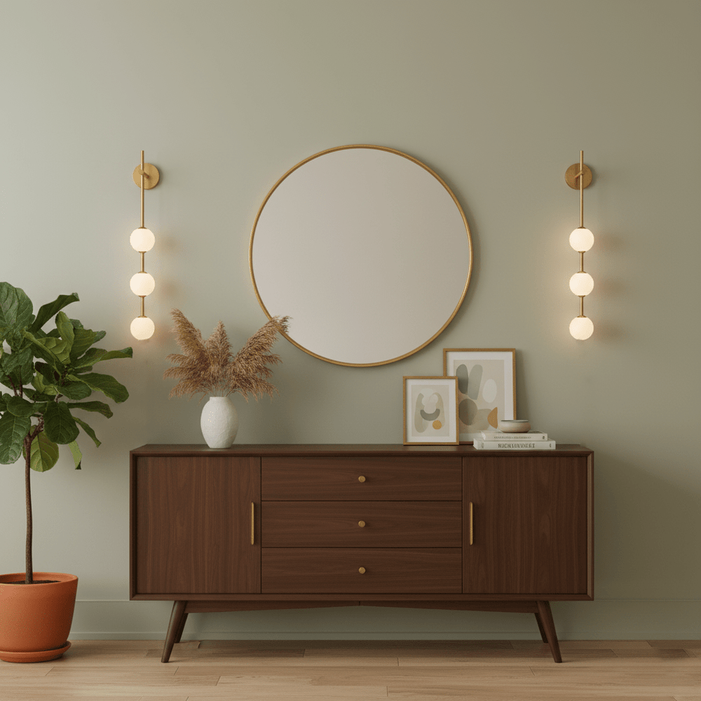 Vertical Globe Wall Lamp - Vakkerlight