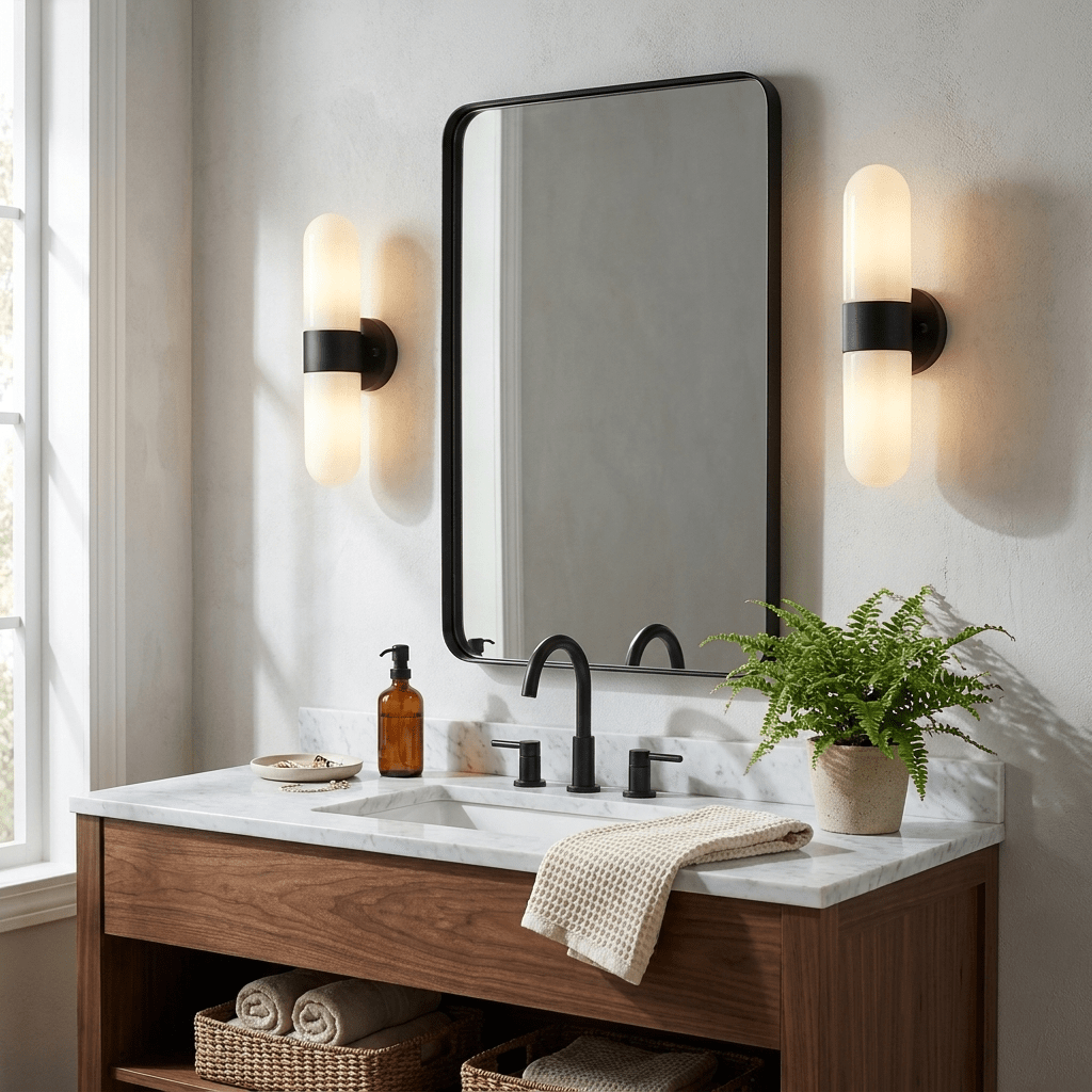 Vertical Capsule Glass Wall Sconce - Vakkerlight