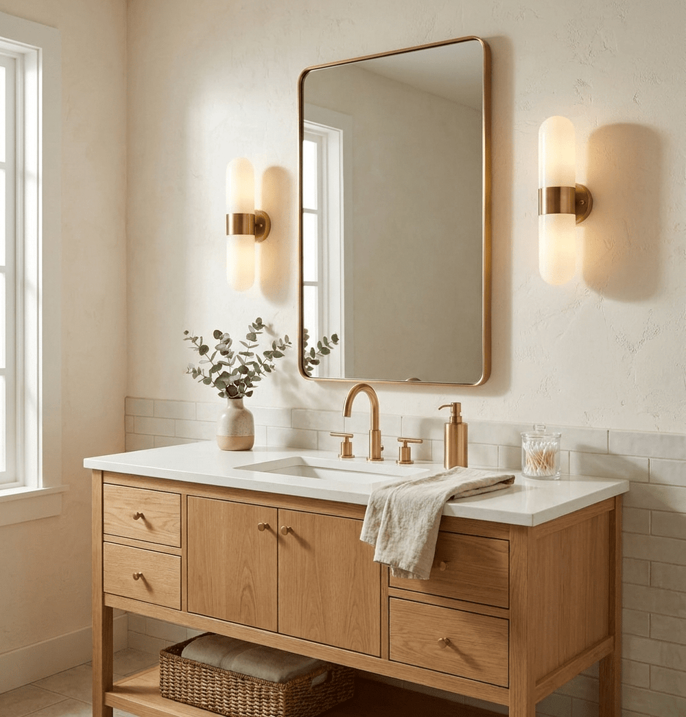 Vertical Capsule Glass Wall Sconce - Vakkerlight