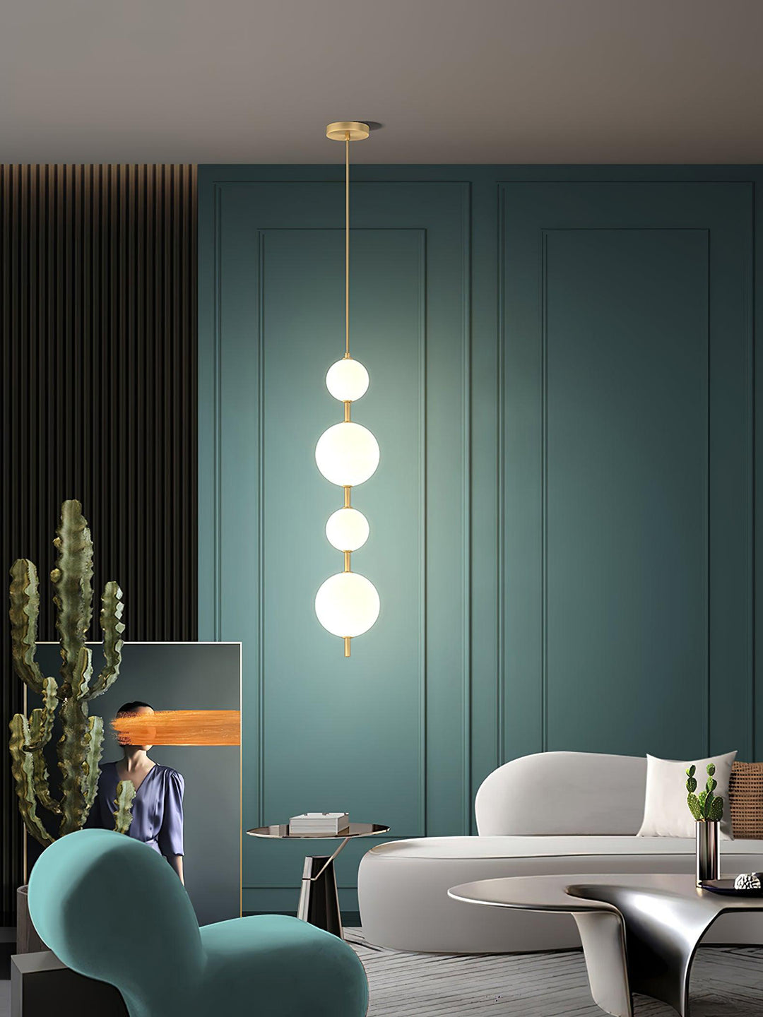 Vertical Globe Pendant Lamp - Vakkerlight