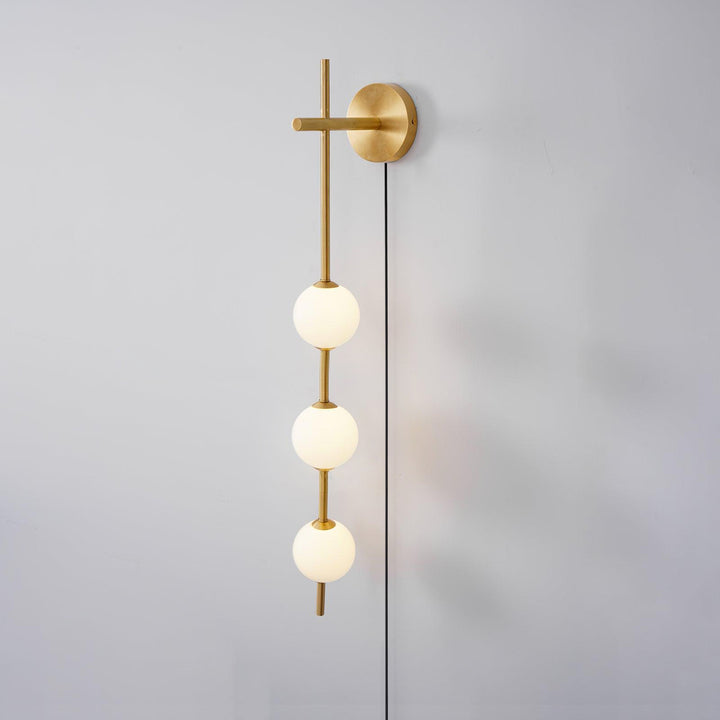 Vertical Globe Plug - in Wall Lamp - Vakkerlight