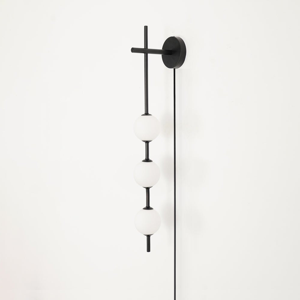 Vertical Globe Plug - in Wall Lamp - Vakkerlight