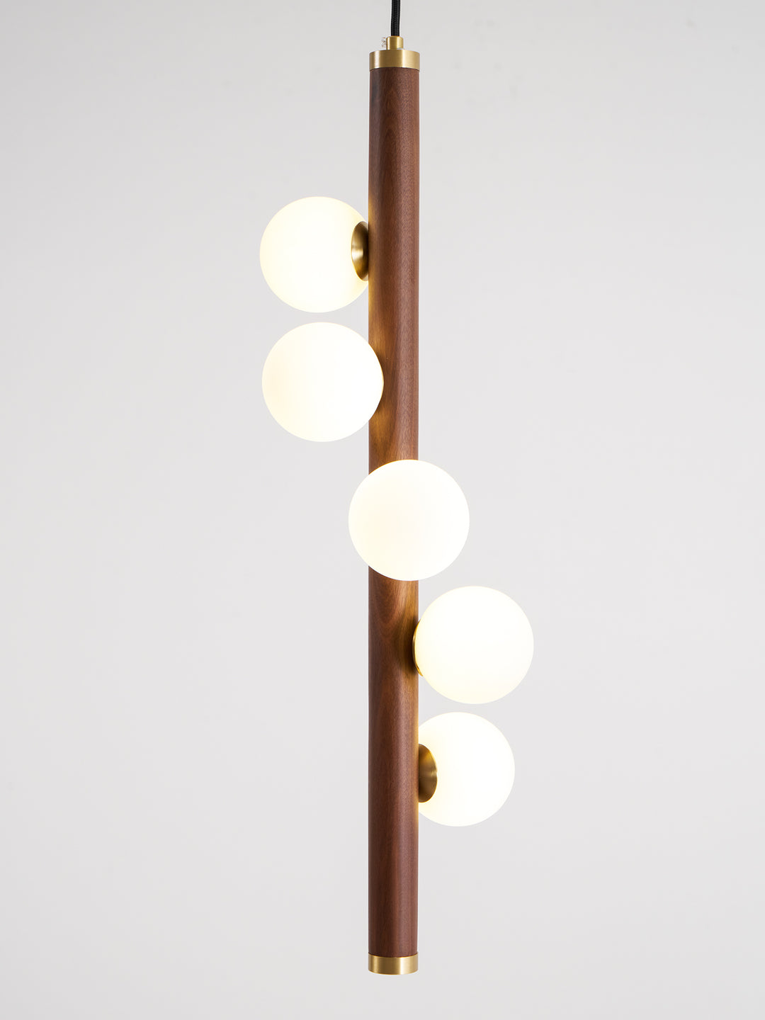 Vertical Orb Timber Pendant Lamp - Vakkerlight