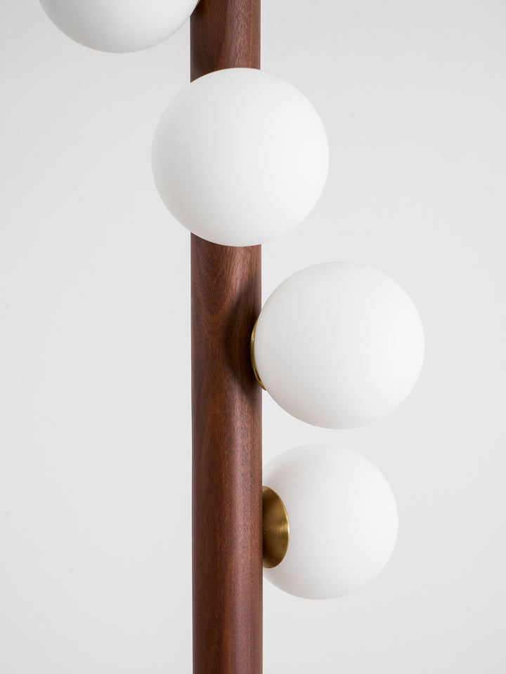 Vertical Orb Timber Pendant Lamp - Vakkerlight