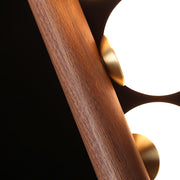 Vertical Orb Timber Pendant Lamp - Vakkerlight