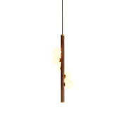 Vertical Orb Timber Pendant Lamp - Vakkerlight