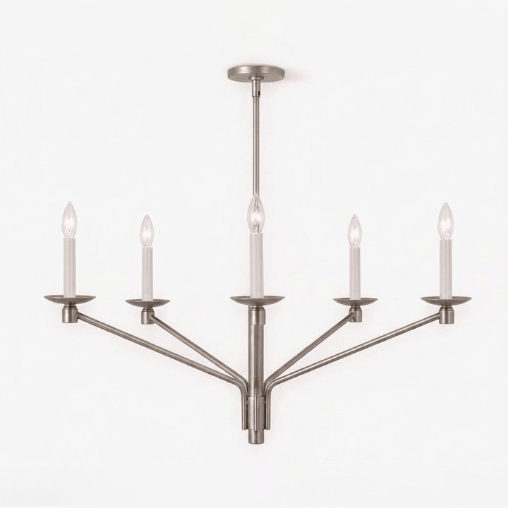 Vesper Brass Candlestick Chandelier - Vakkerlight