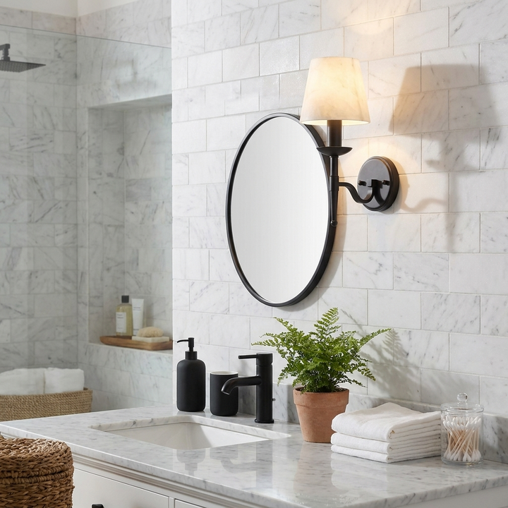 Vesper Alabaster Wall Sconce