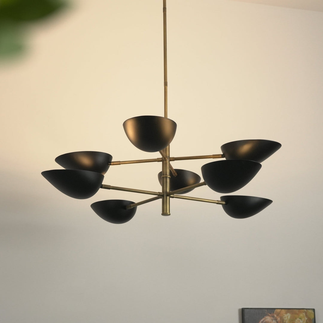 Vespera Brass Chandelier - Vakkerlight