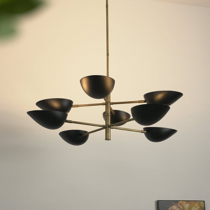Vespera Brass Chandelier - Vakkerlight