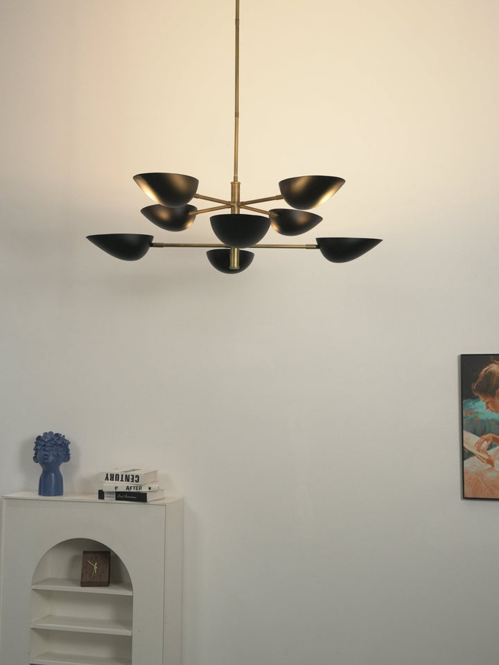 Vespera Brass Chandelier - Vakkerlight