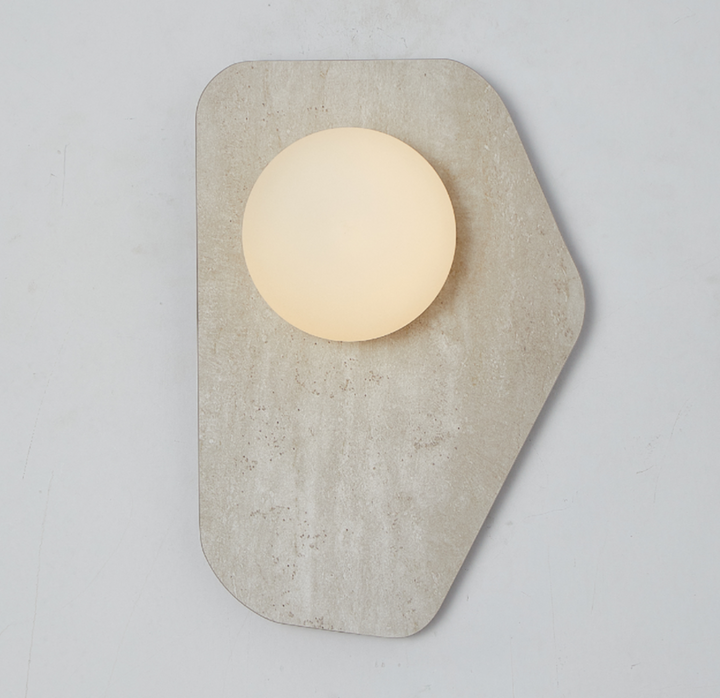 Veyla Stone Pebble Wall Sconce
