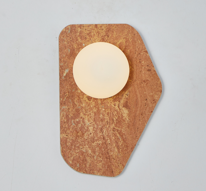 Veyla Stone Pebble Wall Sconce