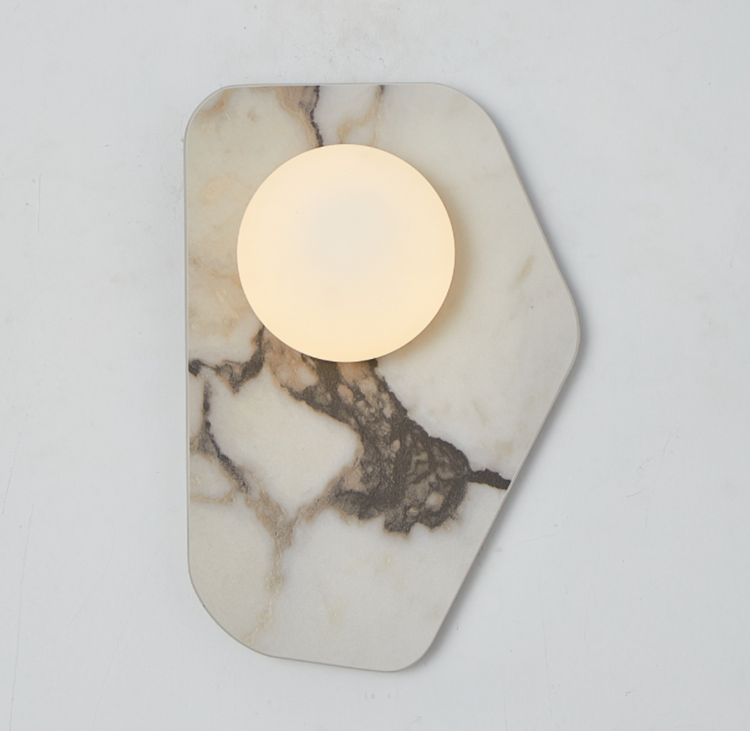 Veyla Stone Pebble Wall Sconce