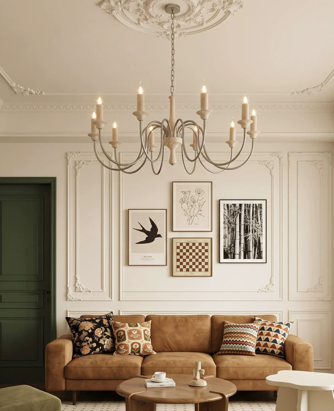 Veyrane Travertine Chandelier