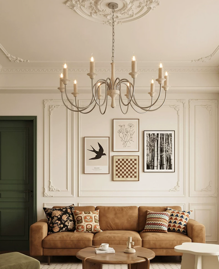 Veyrane Travertine Chandelier