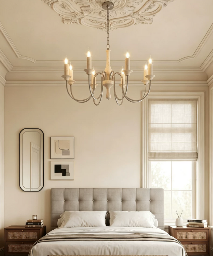 Veyrane Travertine Chandelier