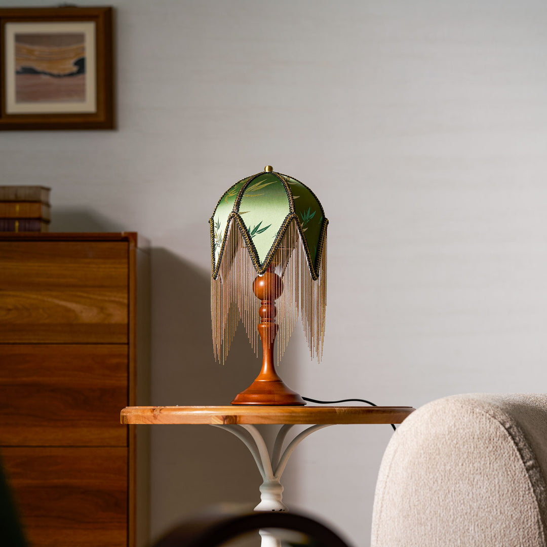 Victorian Fringe Table Lamp - Vakkerlight