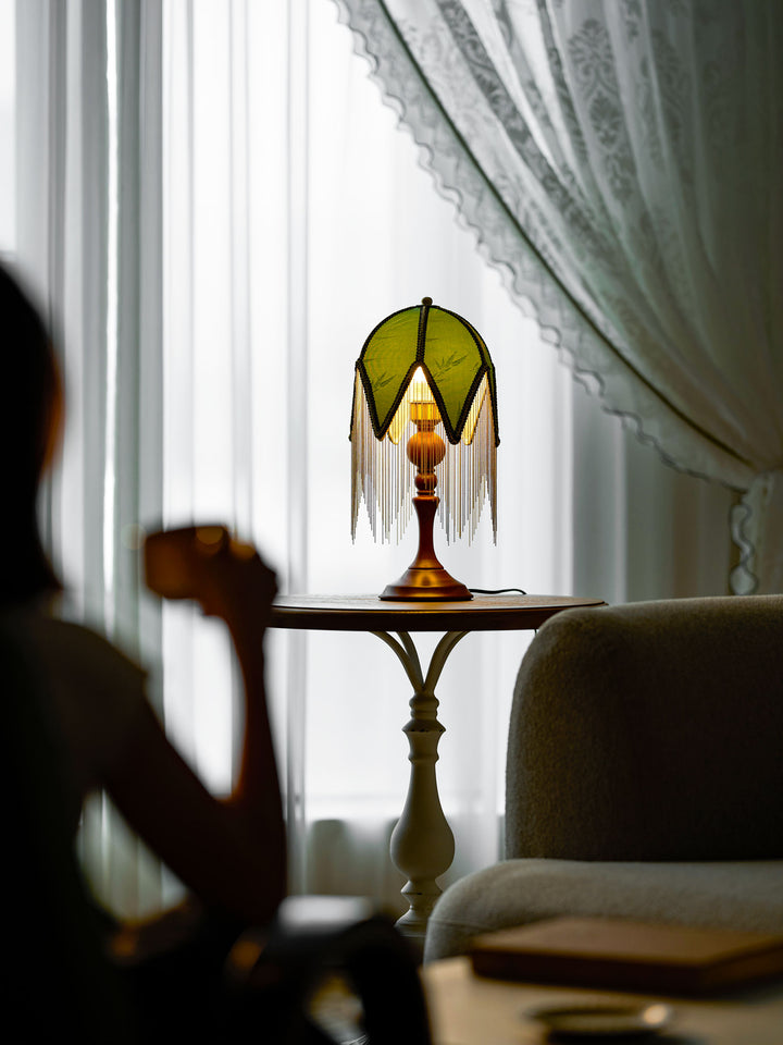Victorian Fringe Table Lamp - Vakkerlight