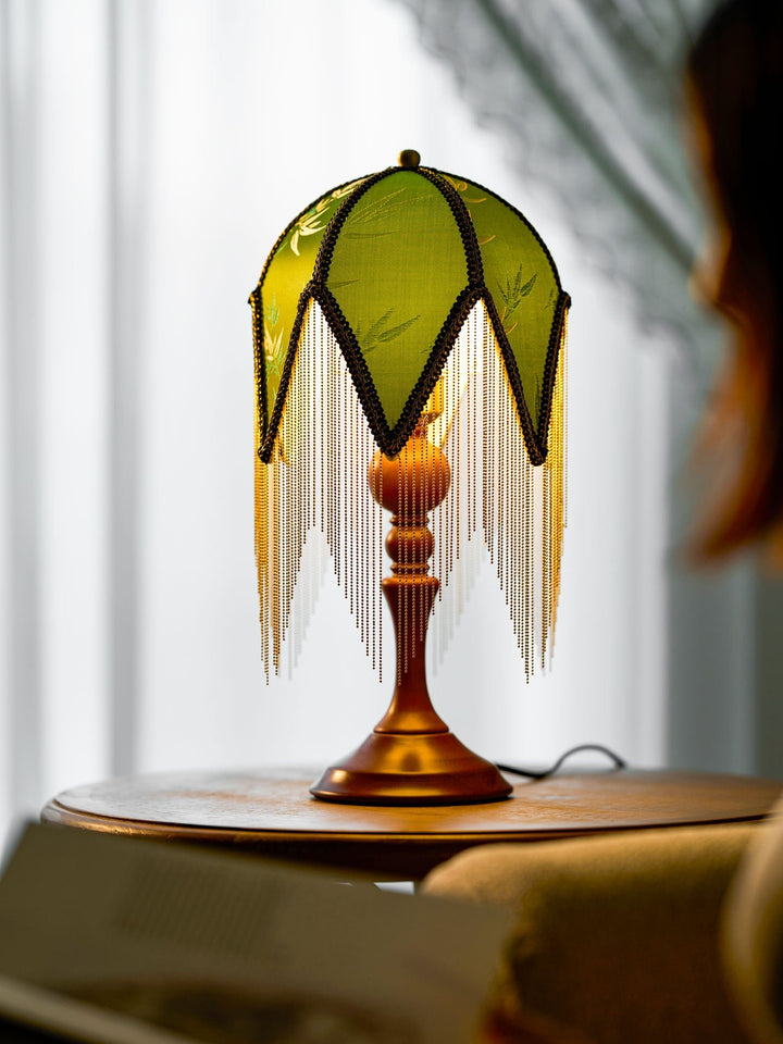 Victorian Fringe Table Lamp - Vakkerlight