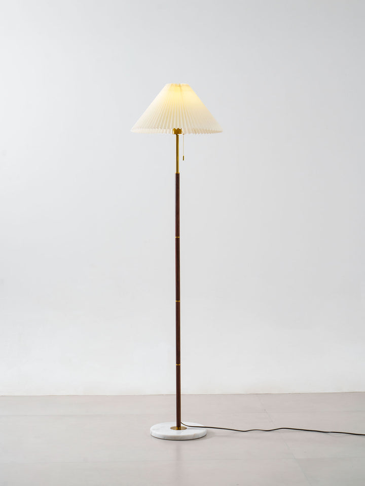 Vintage Pleated Floor Lamp - Vakkerlight