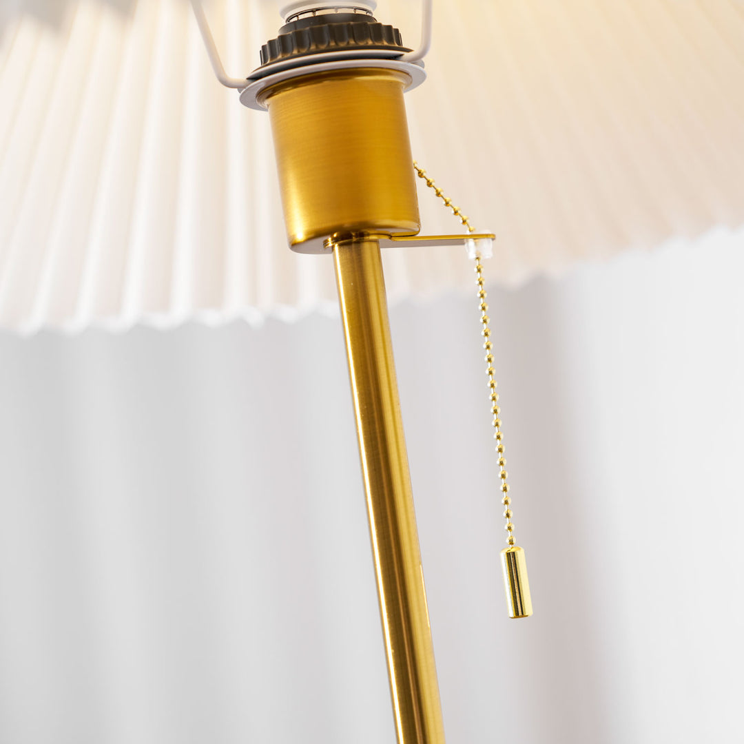 Vintage Pleated Floor Lamp - Vakkerlight