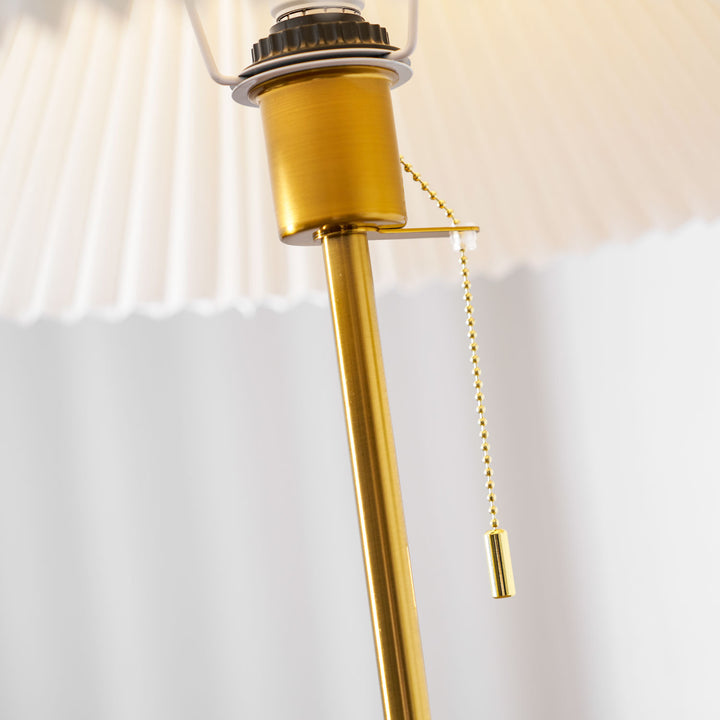 Vintage Pleated Floor Lamp - Vakkerlight